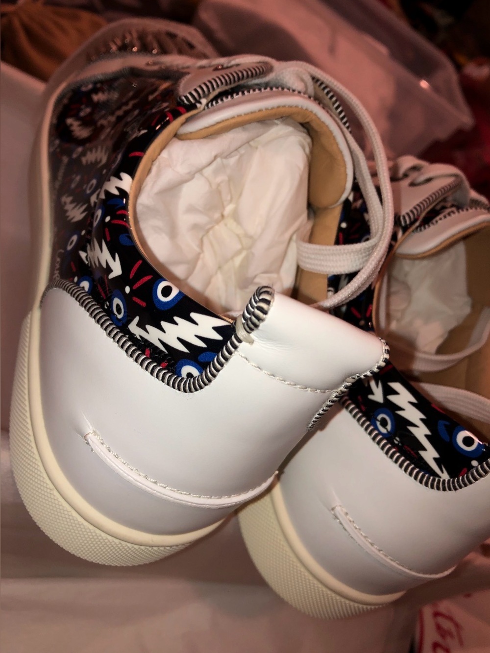 Christian Louboutin Evil Eye Low-Top Sneakers - Picture 6 of 10
